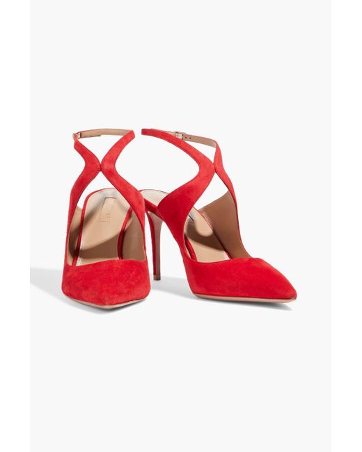 aquazzura cutout pumps