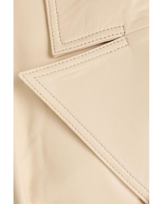 Loulou de Saison Natural Coen Leather Biker Jacket