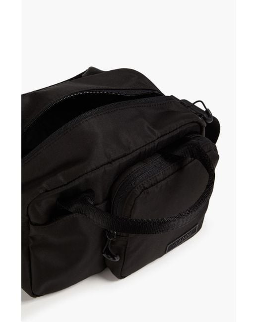 Ganni Black Shell Shoulder Bag
