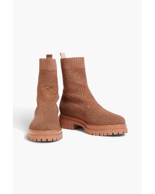 Stretch knit ankle boots shop