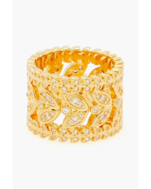 Zimmermann Metallic 12 kt. vergoldeter ring mit kristallen