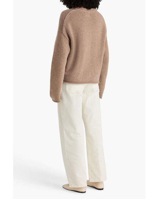 Loulou de Saison Natural Derry Cashmere Sweater