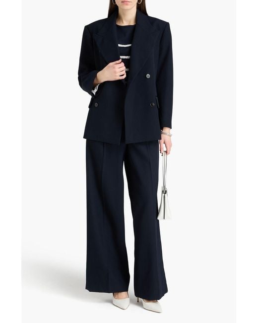 Sandro Blue Twill Blazer