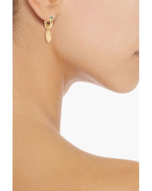 Zimmermann Metallic Gold-tone Malachite Earrings
