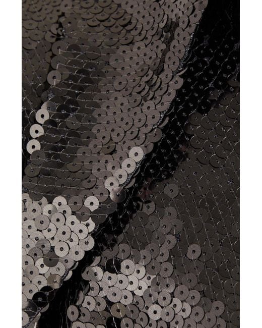 16Arlington Black Opala hemd aus mesh mit pailletten