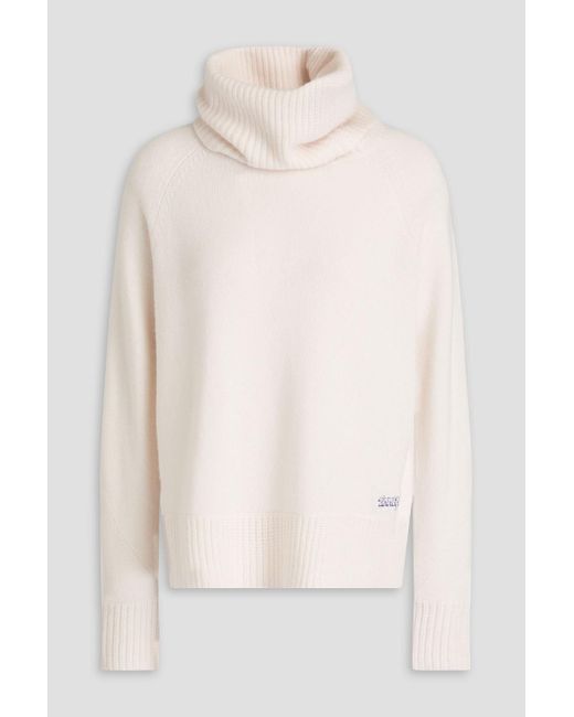 Zimmermann White Cashmere Turtleneck Sweater