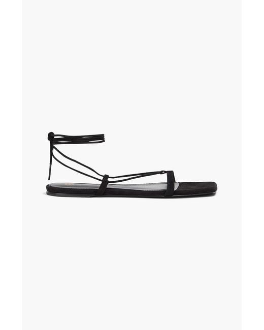 Totême  Black Suede Sandals