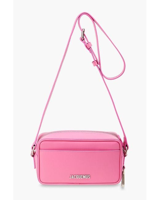 Jacquemus Pink Le Baneto Leather Shoulder Bag