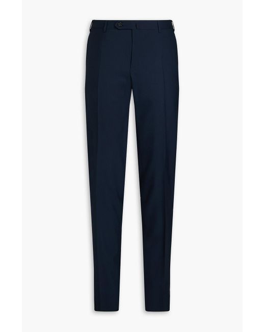 Canali Blue Wool Pants for men