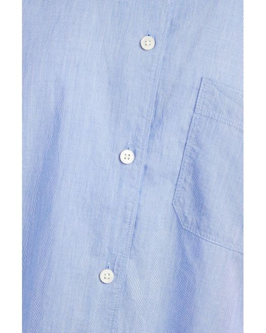 Alex Mill Blue Maddie Cotton-chambray Shirt