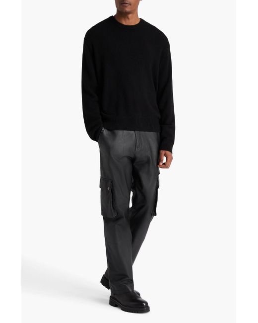 Rag & Bone Black Downing Cashmere Sweater for men