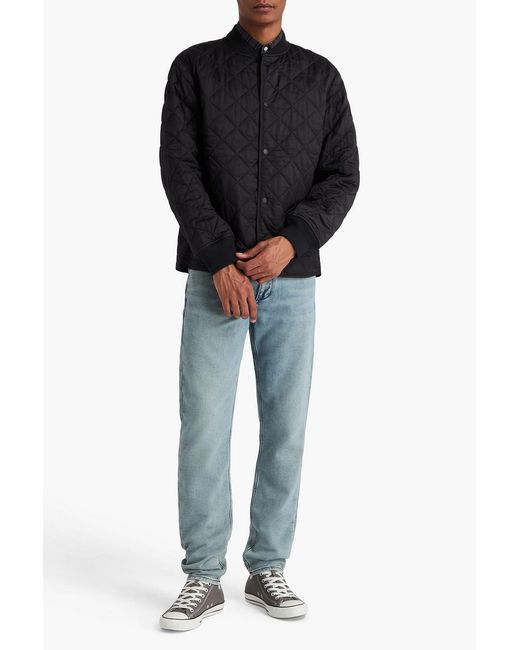 Rag & Bone Black Focus Liner Quilted Cotton-Blend Jacket for men