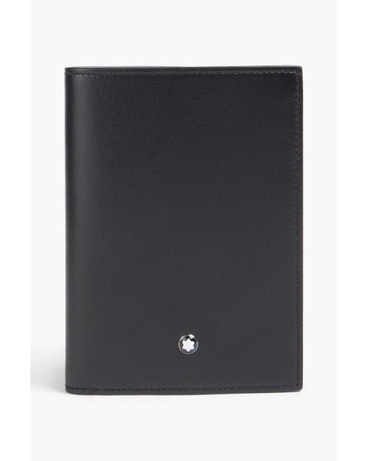 Montblanc Black Meisterstück Leather Wallet for men