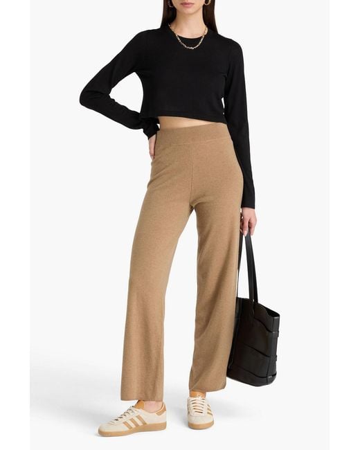 LeKasha Black Cropped Cashmere Sweater