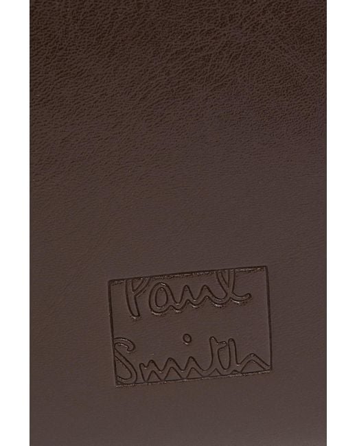 Paul Smith Brown Leather Briefcase for men