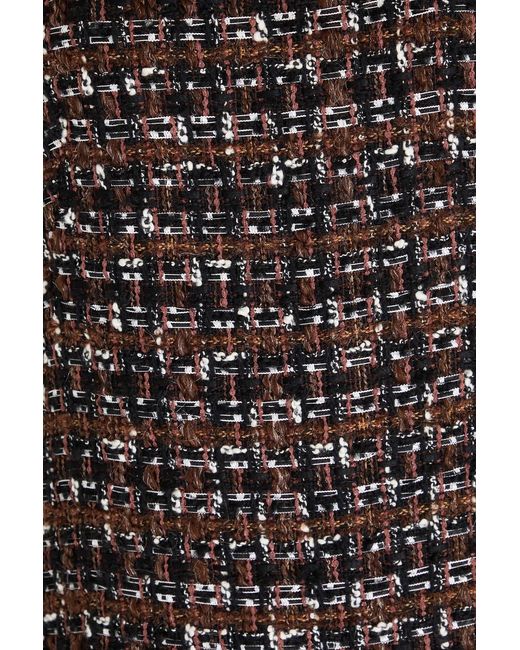 Dolce & Gabbana Black Tweed Mini Dress