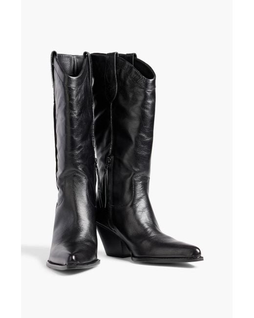 Sam Edelman Black Jamie Leather Boots
