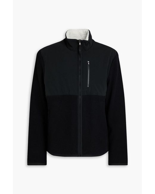 Y/OSEMITE Black Shell-Paneled Wool-Blend Jacket for men