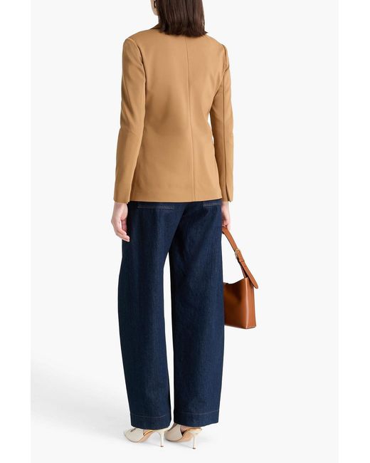 Max Mara Natural Mogador Stretch-Jersey Blazer