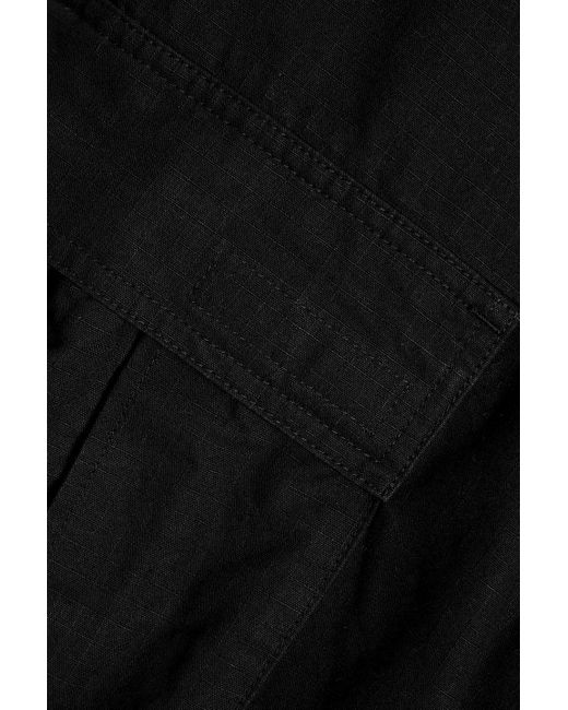 Balenciaga Black Cotton-ripstop Cargo Pants for men