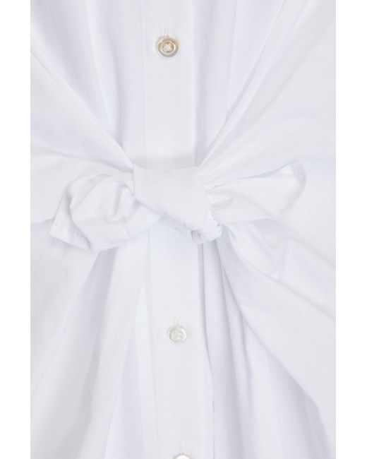 Rosetta Getty White Cotton Maxi Dress