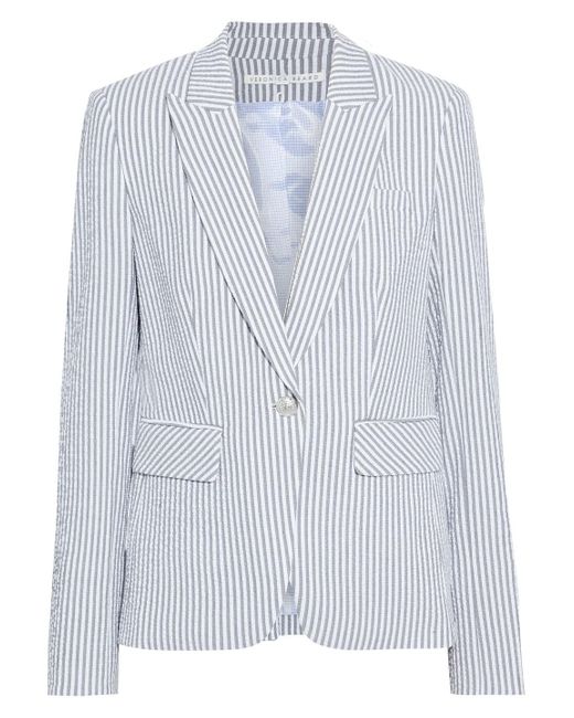 veronica beard striped dickey