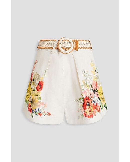 Zimmermann White Shorts