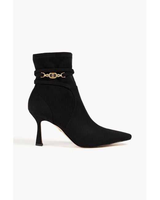 Sam Edelman Black Marsella Embellished Ankle Boots
