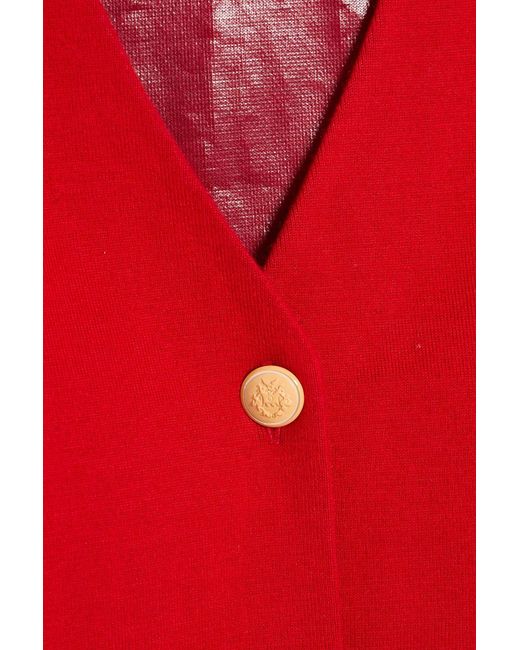Bally Red Knitted Jacket