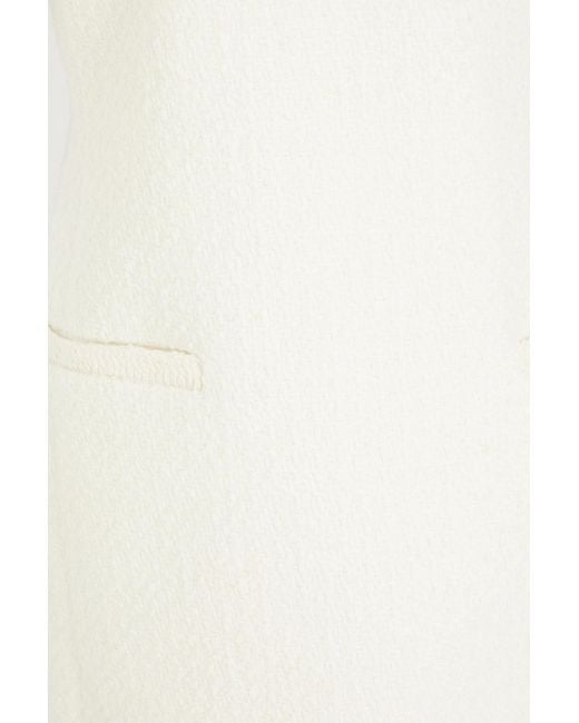 Claudie Pierlot White Tweed Mini Dress