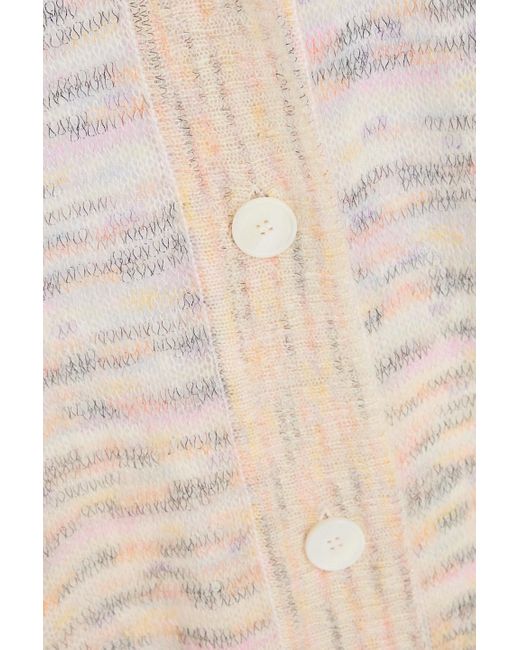 Missoni Natural Space-Dyed Crochet-Knit Cardigan