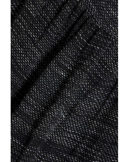 Lisa Marie Fernandez Black Laure Linen-blend Gauze Midi Dress