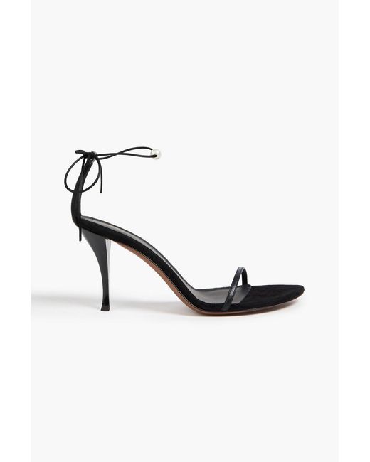 Neous Black Narumi Leather-Blend Sandals