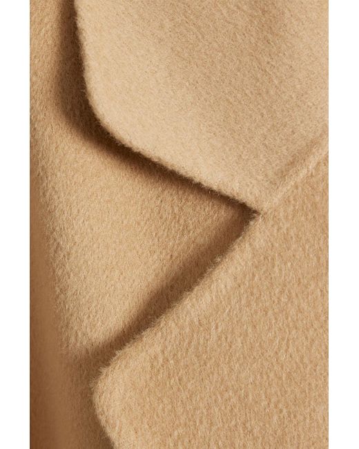 Loulou Studio Natural Borneo Double-breasted Wool And Cashmere-blend Felt Coat