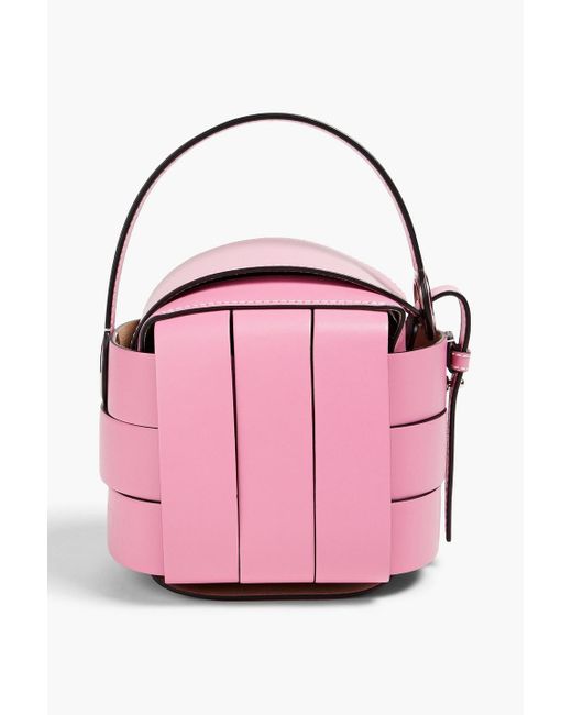 J.W. Anderson Pink Knot Faux Leather Tote