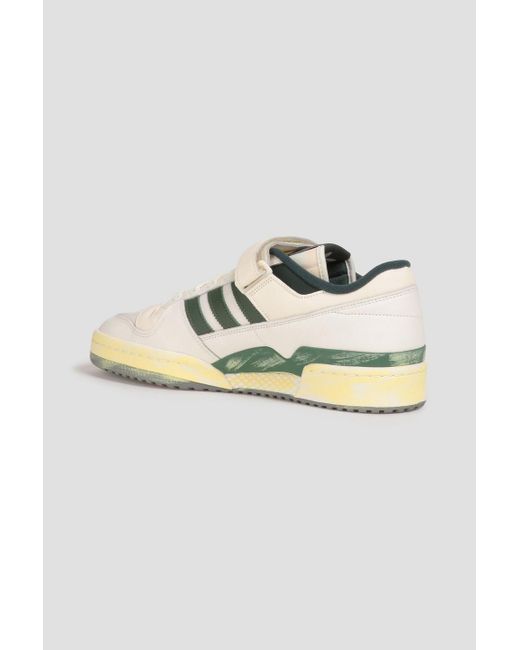 Adidas Originals Metallic Forum 84 Shell And Leather High-top Sneakers for men