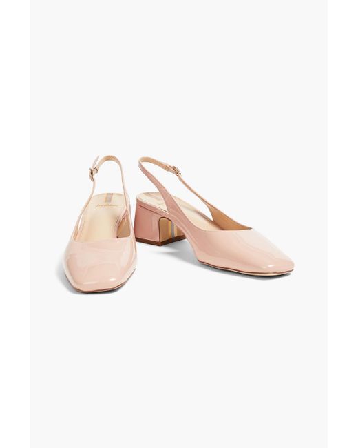 Sam Edelman Pink Terra slingback-pumps aus lacklederimitat