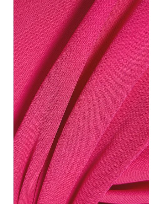 Diane von Furstenberg Pink Williams Wrap-effect Stretch-jersey Midi Dress