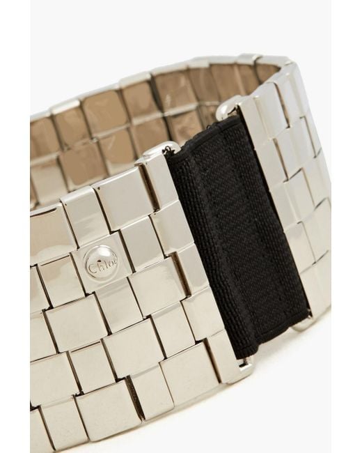 Chloé Metallic Tilly Silver-tone Bracelet