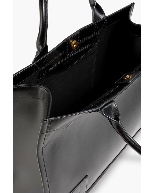 Sandro Black Leather Tote