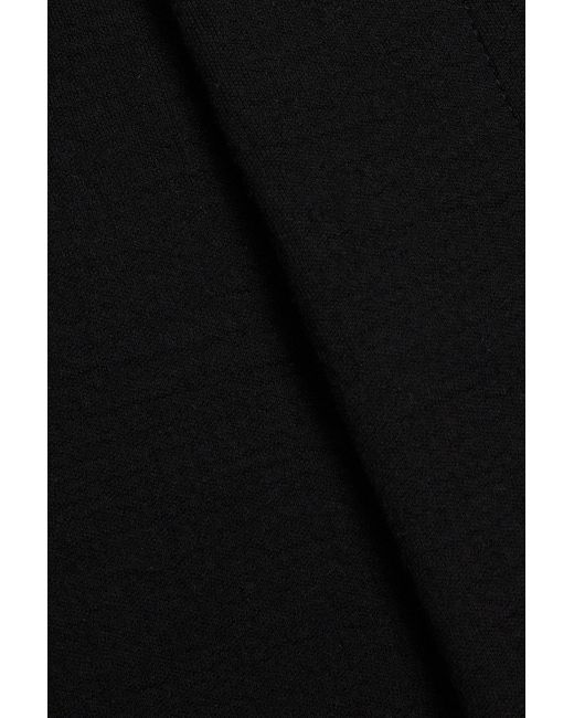 Emporio Armani Doppelreihiger blazer aus cloqué mit rautenmuster in Black für Herren