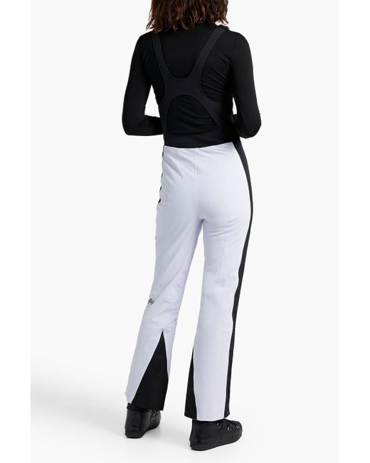 Aztech Mountain White Top To Bottom Two-tone Ski Salopettes