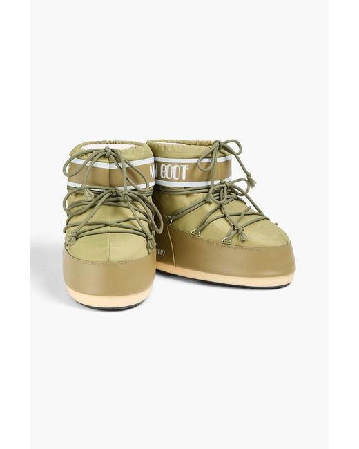 Moon Boot Natural Printed Shell Snow Boots