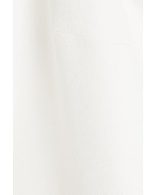 Ba&sh White Cutout Ponte Mini Dress