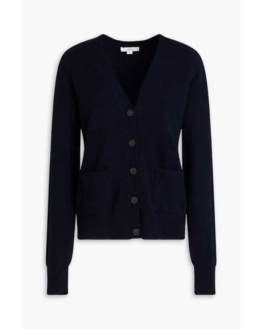 Vince Blue Wool-blend Cardigan