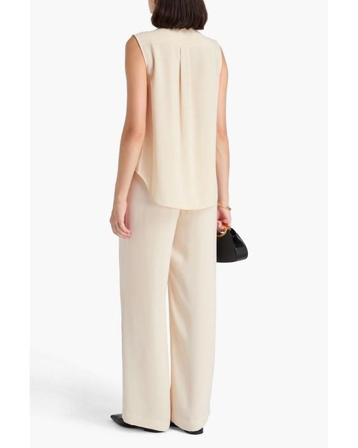 Rag & Bone Natural Meredith Wrap-Effect Cady Top