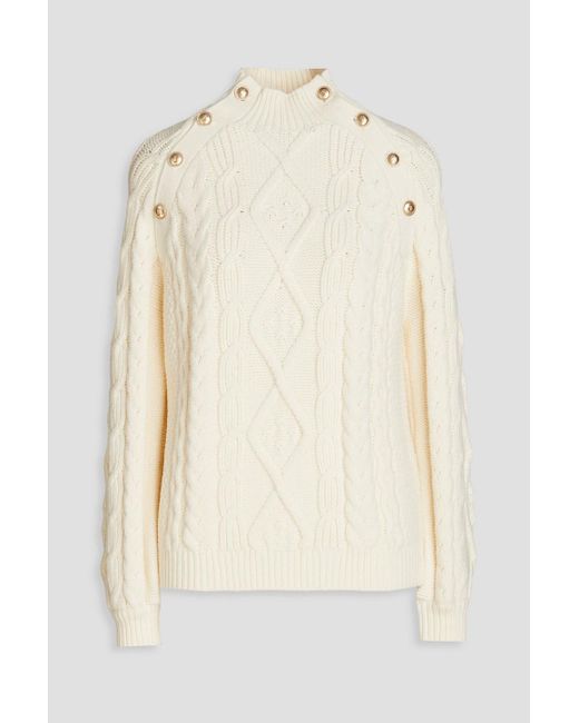 Maje cable store knit sweater