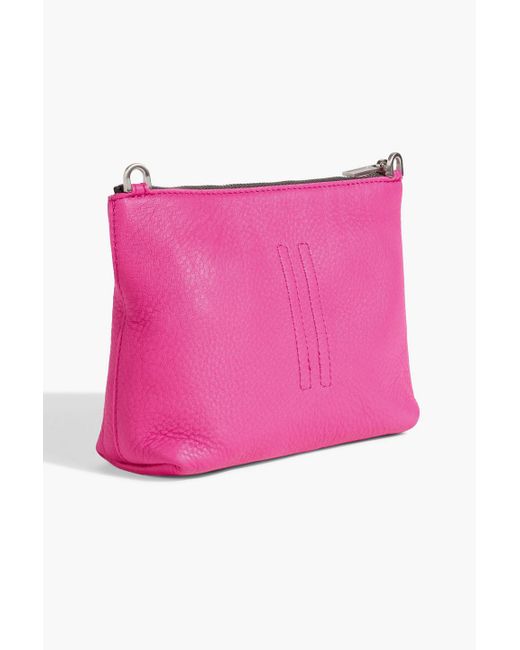 Rick Owens Pink Adri Small Leather Shoulder Bag