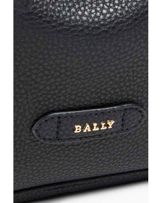 Bally Black Blyss Pebbled-Leather Bucket Bag