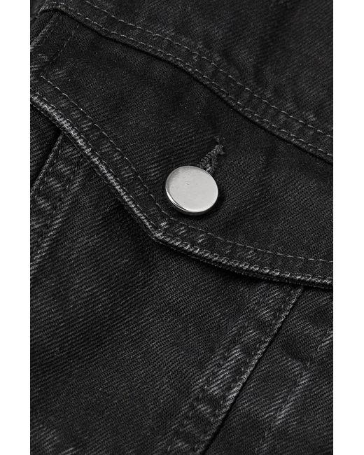 Veronica Beard Black Dave Denim Jacket